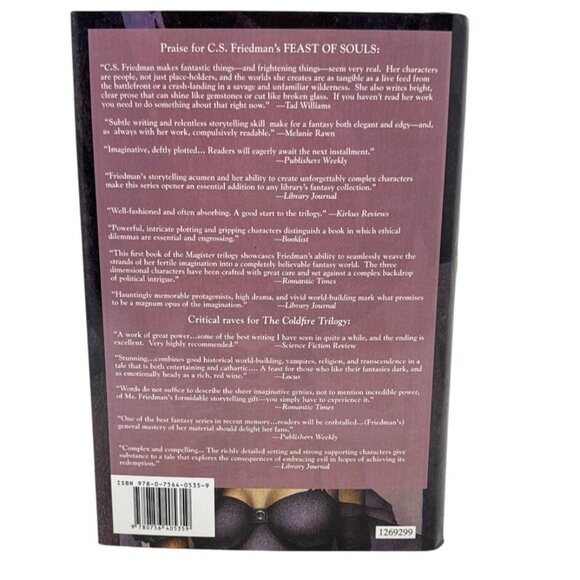 C. S. Friedman "Wings Of Wrath" Hardcover Book - Picture 4 of 4